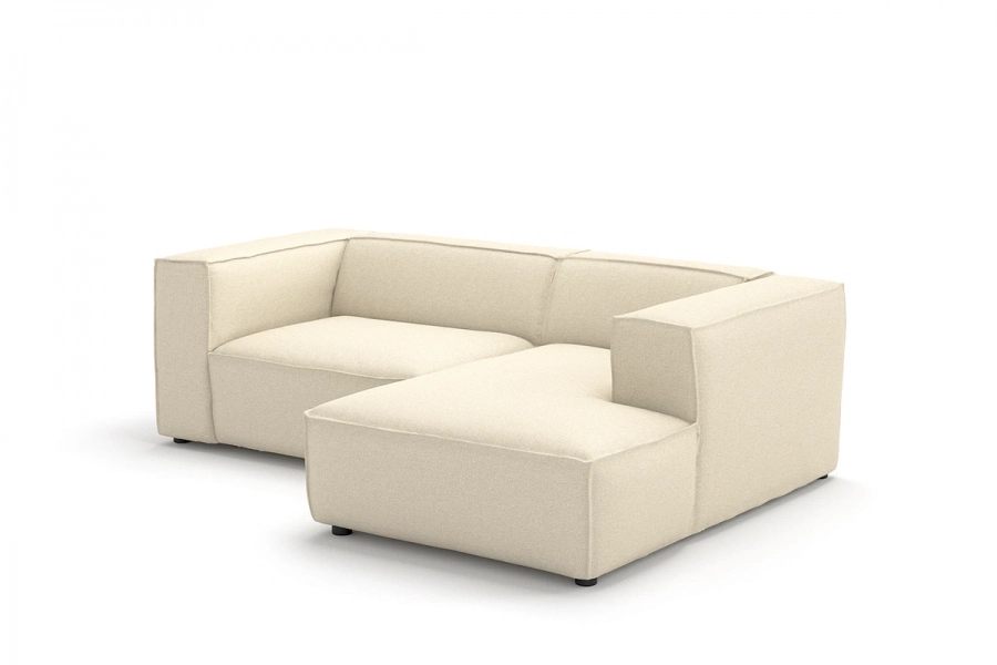 Model MODULARIS WB (wysoki bok) - Modularis WB sofa 2 osobowa + longchair prawy